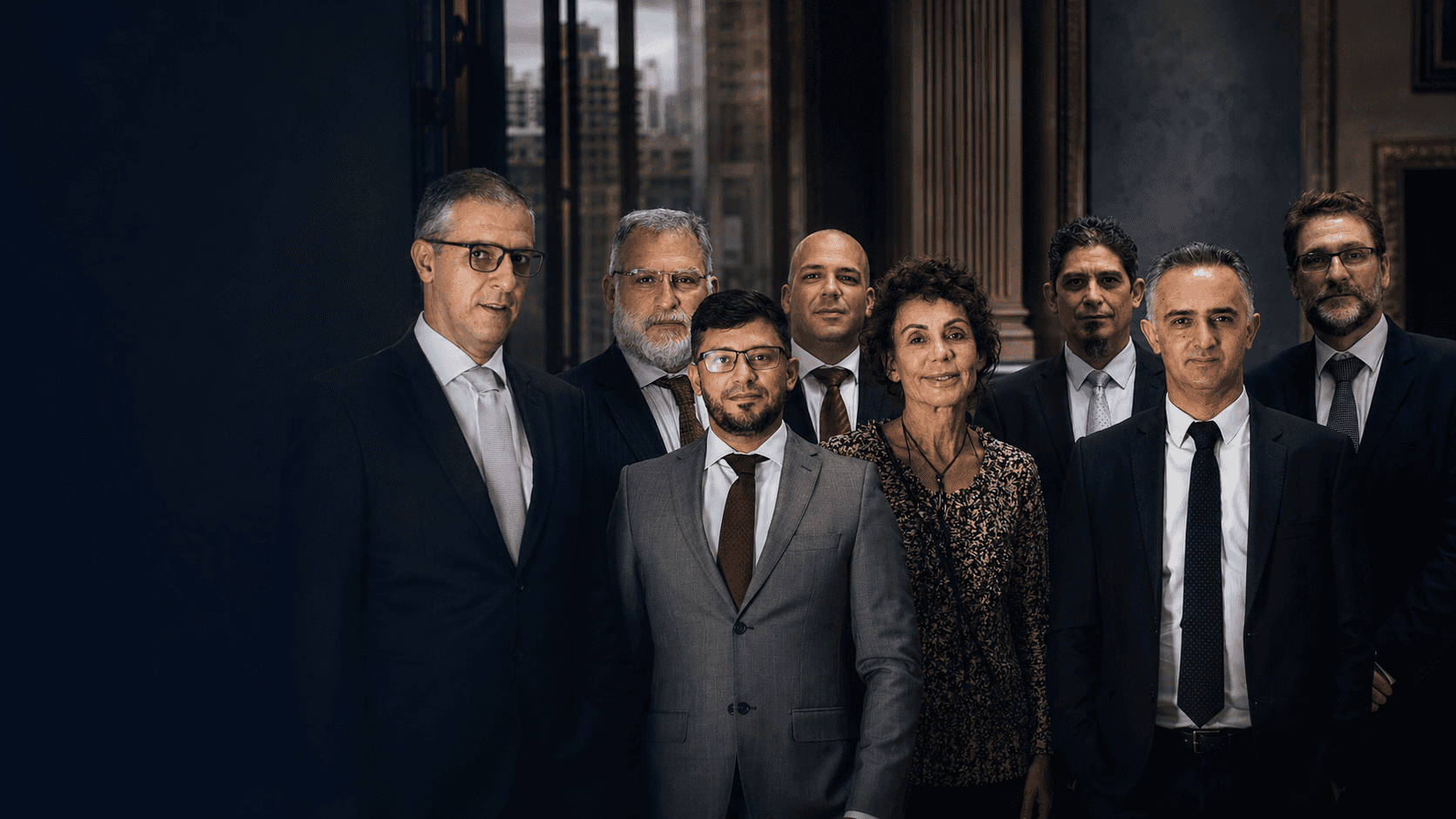 Equipe da Advocacia Cortona e Ranieri no escritório