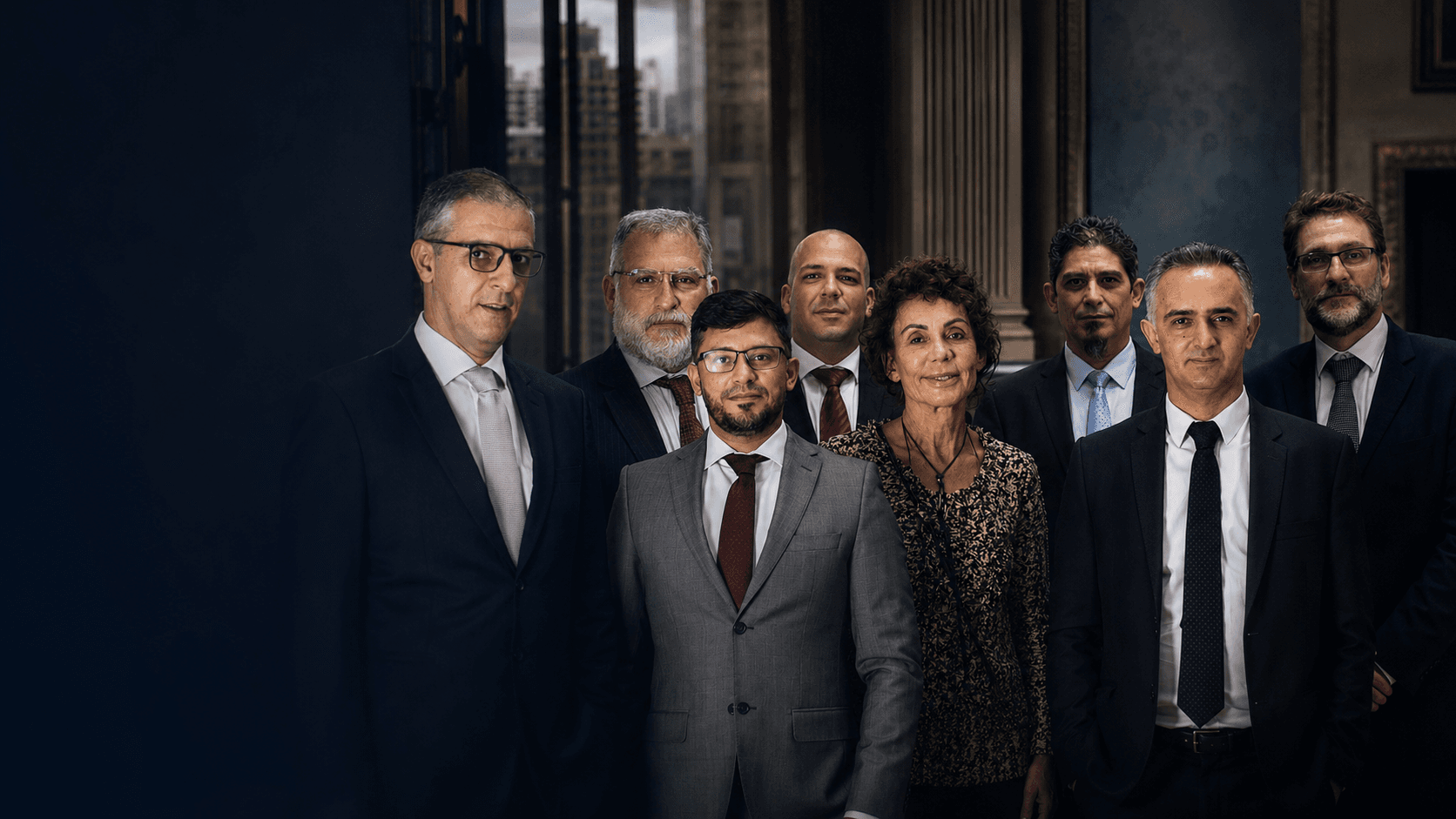 Equipe da Advocacia Cortona e Ranieri no escritório